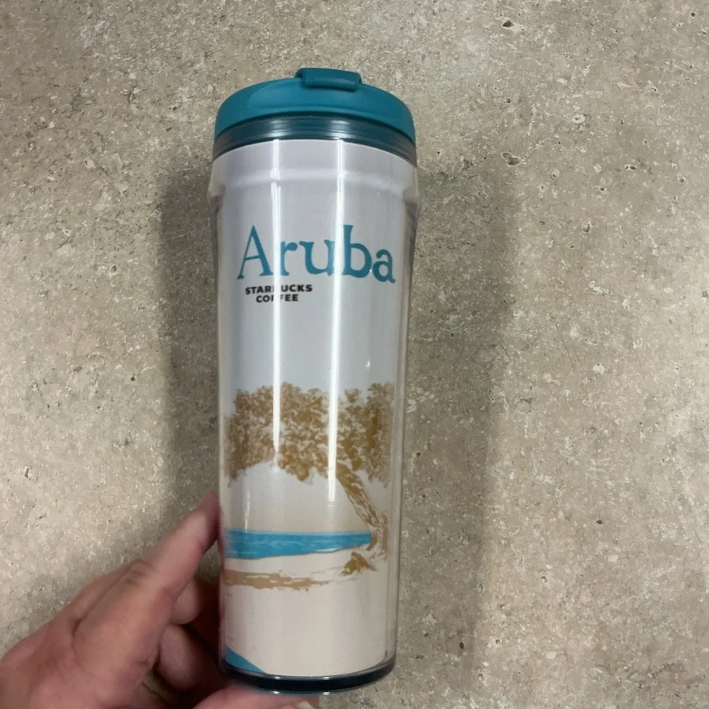 Starbucks 12 oz tumbler Aruba Travel Cup Collector - Picture 3 of 6